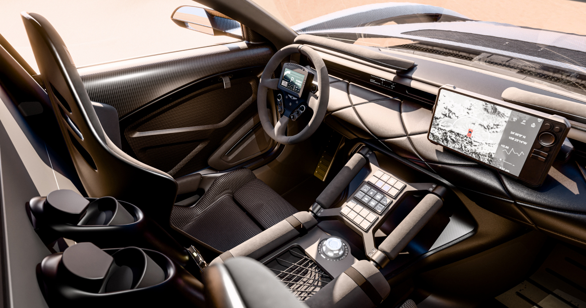 Cerrando el Genesis X Skorpio en el desierto