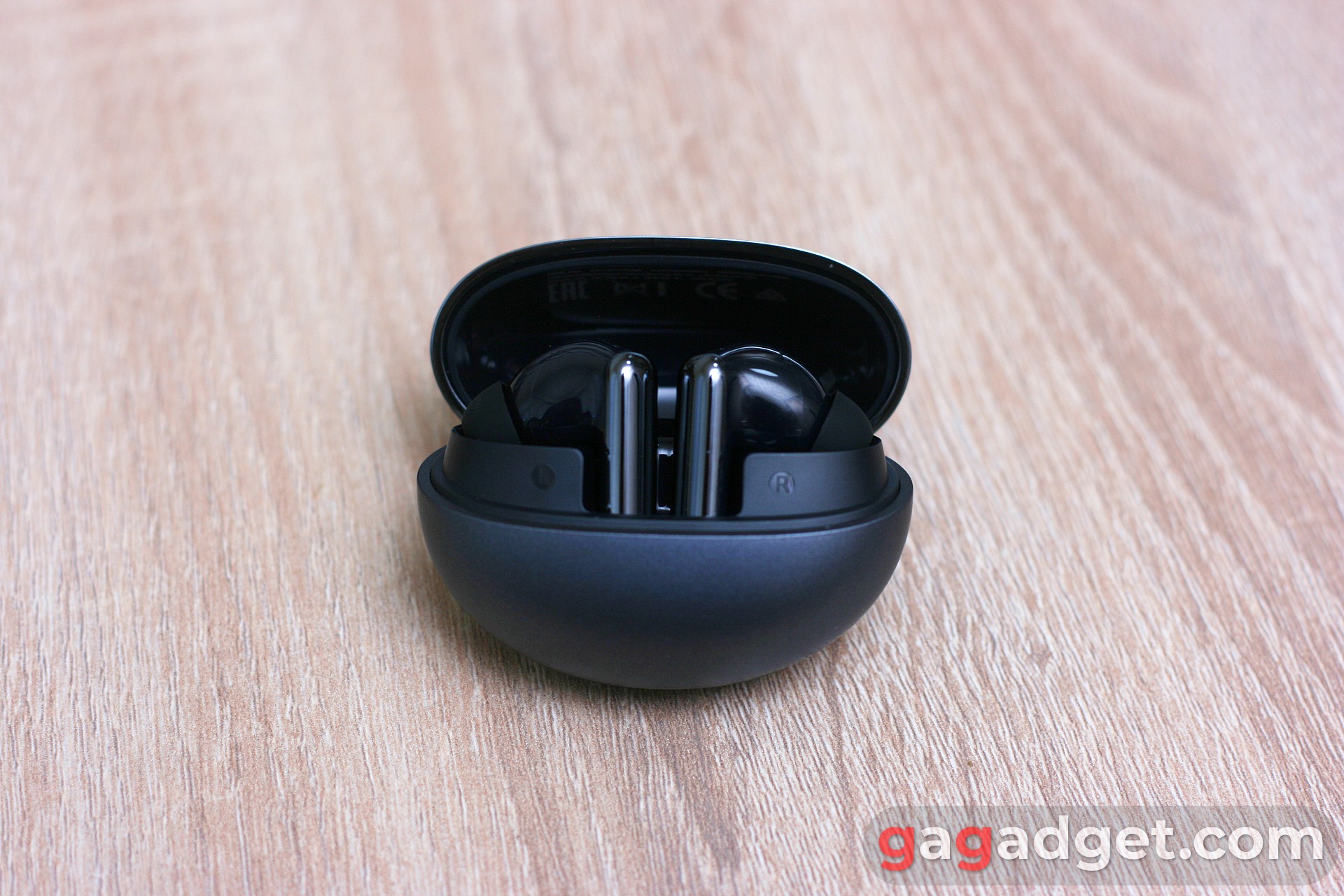 Haylou FlowBuds N55 - caja de carga abierta