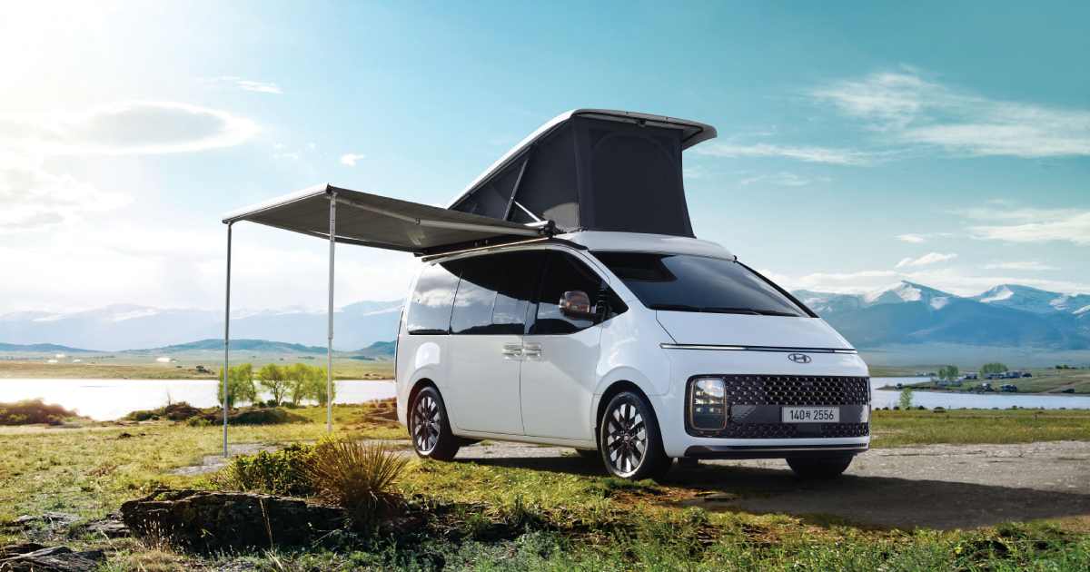 Concepto de camper Hyundai Staria - vista frontal