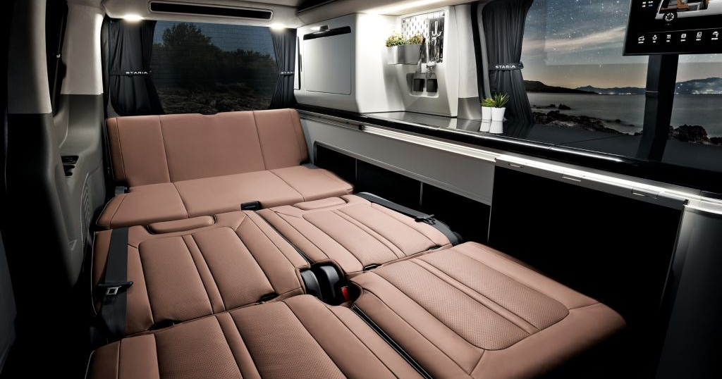 Concepto de camper Hyundai Staria - interior y equipamiento
