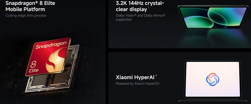 Tabletas Xiaomi Pad 8 y Pad 8 Pro