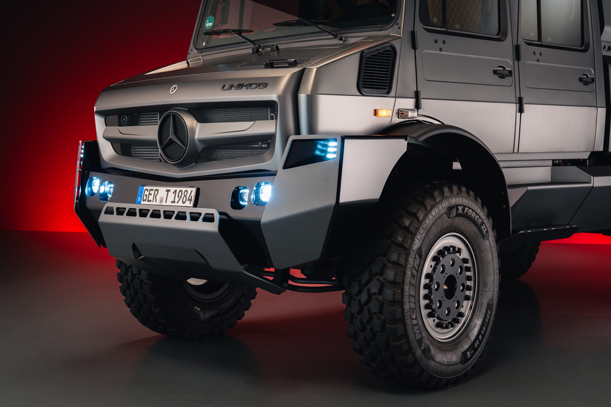 Exterior remodelado del Unimog