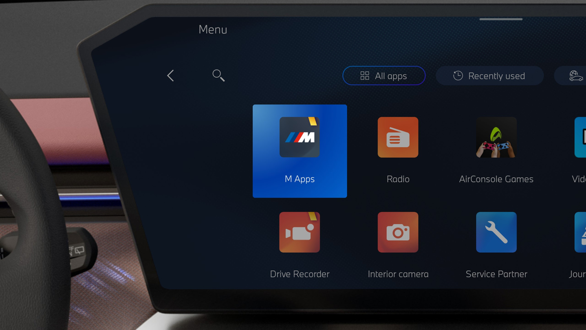 BMW M Drag Meter para carreras de aceleración