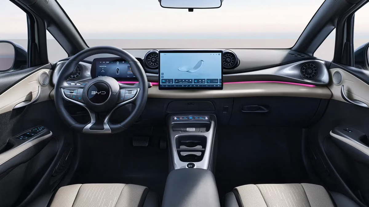 Vista lateral del BYD Dolphin