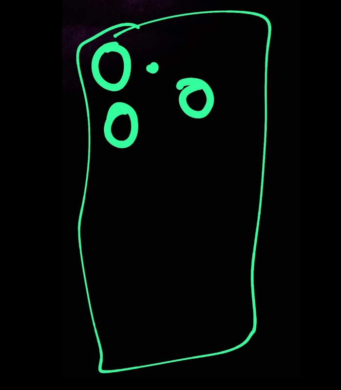 Imagen cómica del panel trasero del CMF Phone 3 Pro, mostrando cambios en la disposición de las cámaras
