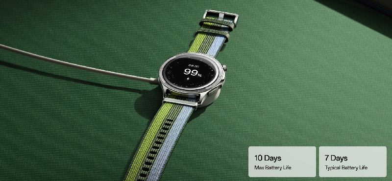 Relojes inteligentes Oppo Watch S, vista frontal