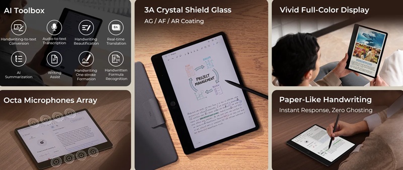Imagen de la tableta TCL Note A1 Nxtpaper