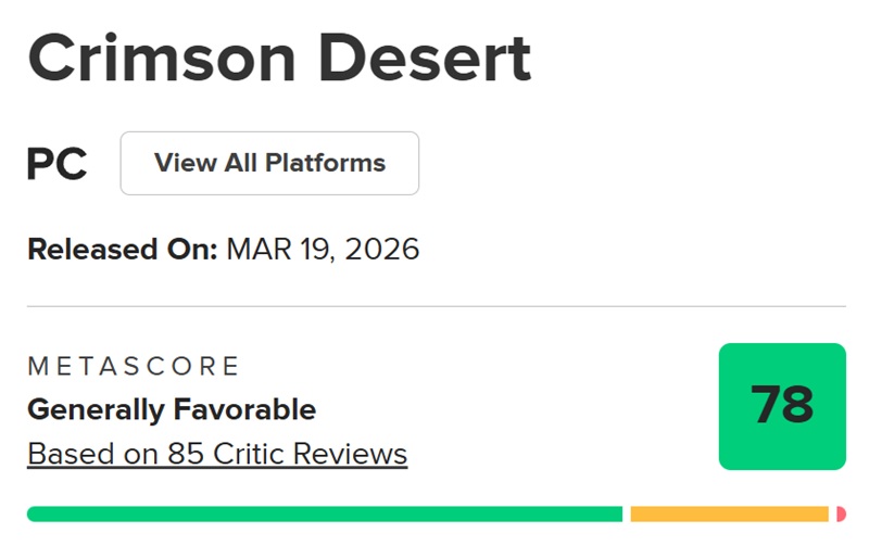 Captura de pantalla del gameplay de Crimson Desert