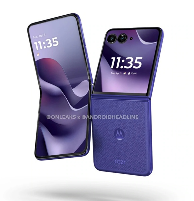 Render de prensa del Motorola Razr 70 Ultra - imagen 1