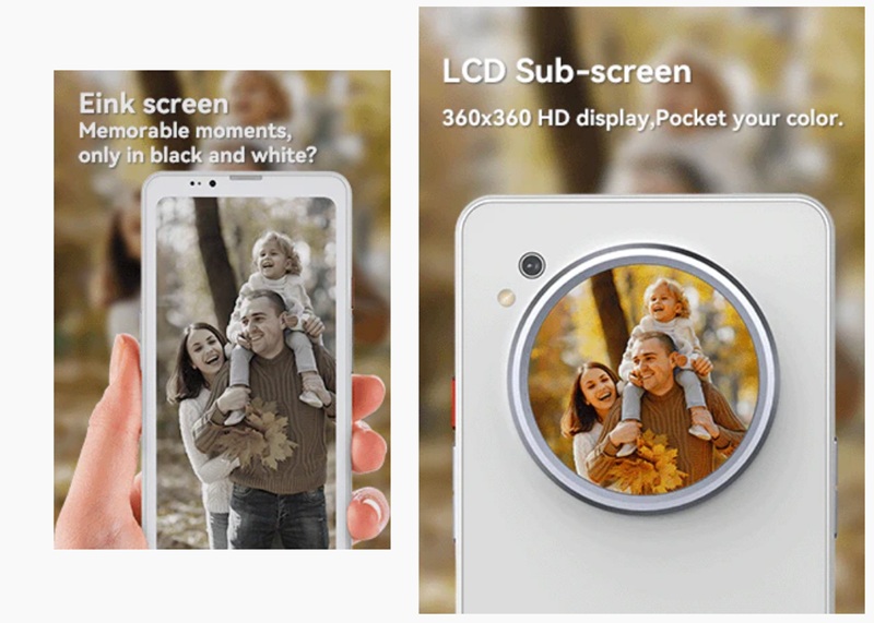 Pantalla trasera del HiBreak Dual