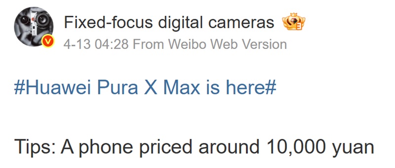 Foto del Huawei Pura X Max