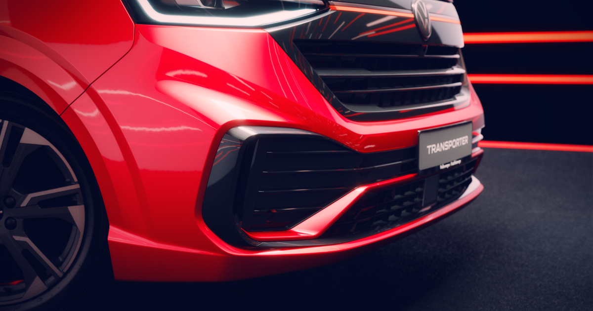 Diseño de parachoques del Volkswagen Transporter Sportline