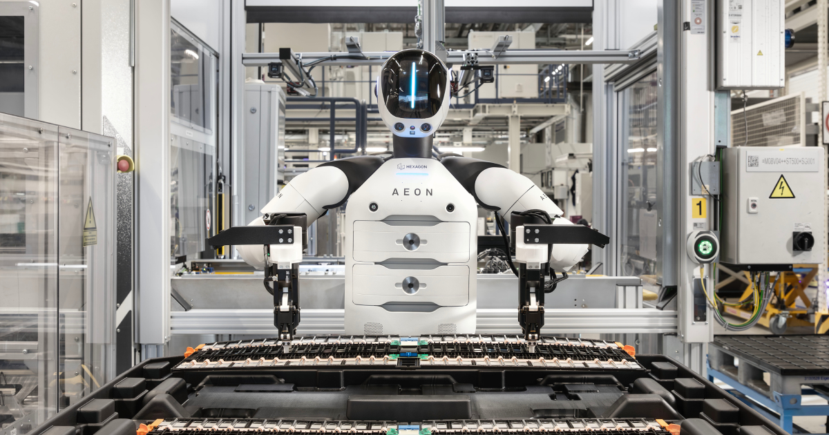 Robot humanoide en fábrica de BMW
