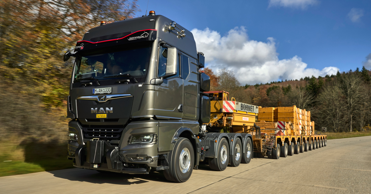Versión del camión MAN para transportes pesados
