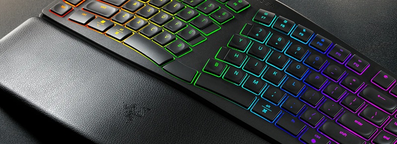 Razer Pro Type Ergo con diseño ergonómico