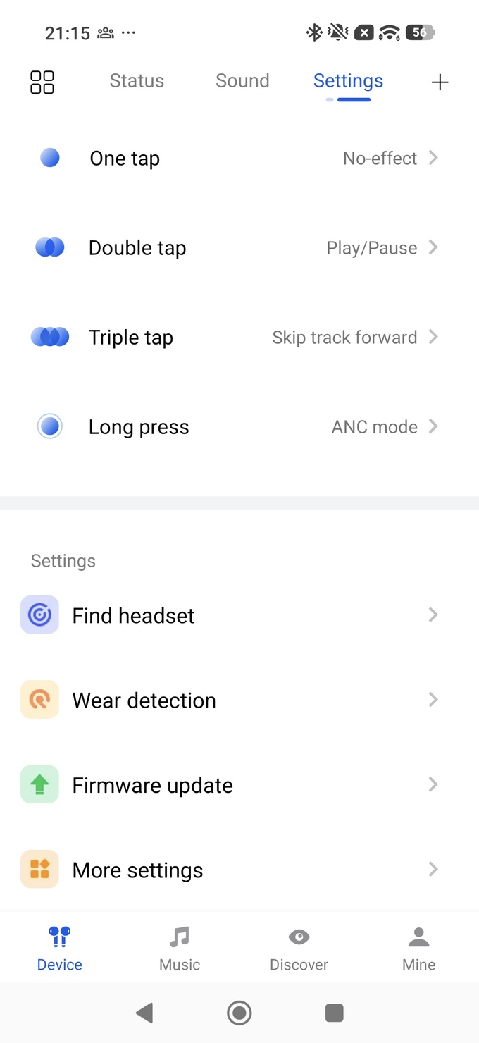 Haylou Sound app - captura de pantalla 5