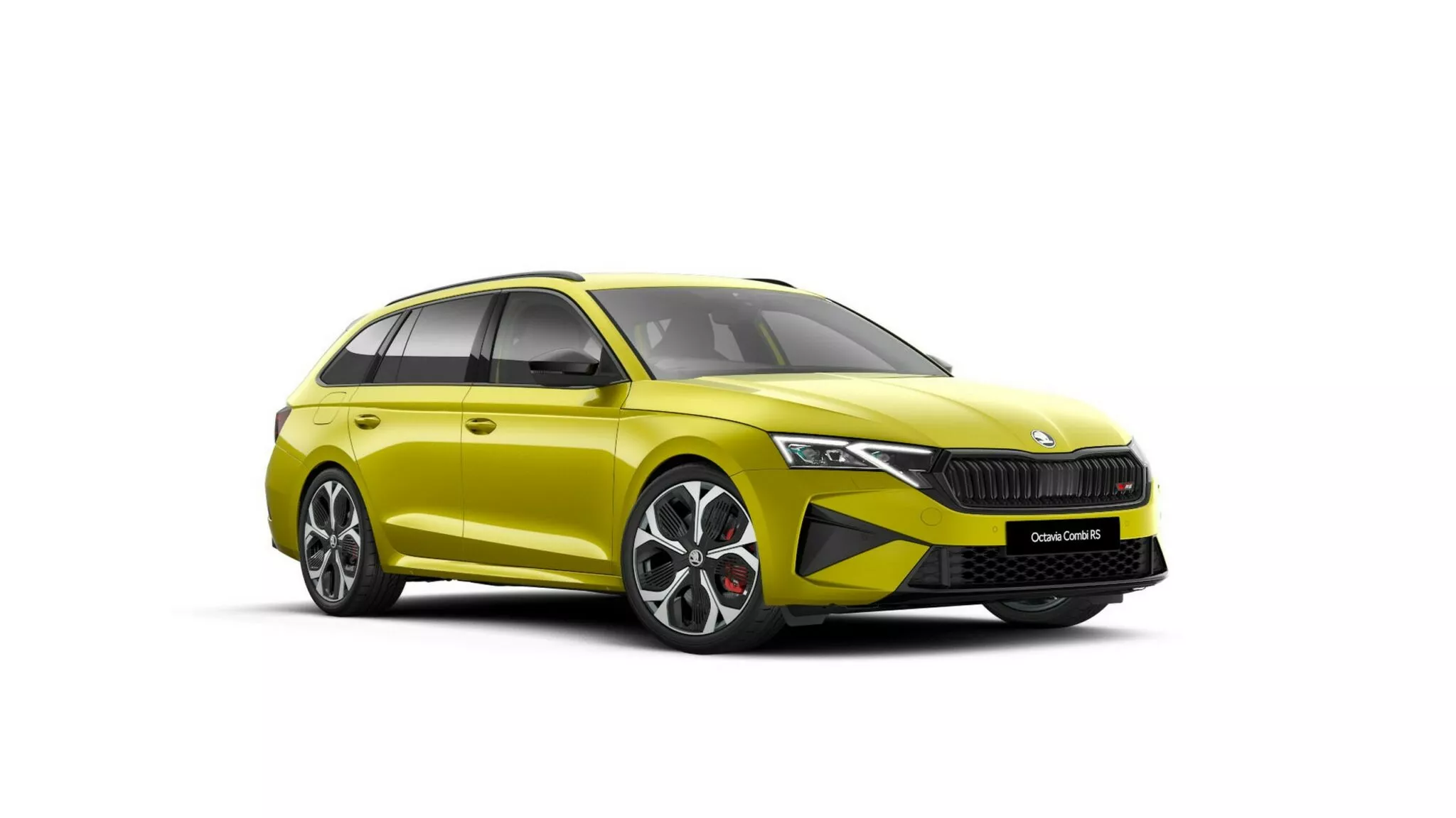 Vista Lateral del Color Dragon Skin del Škoda Octavia