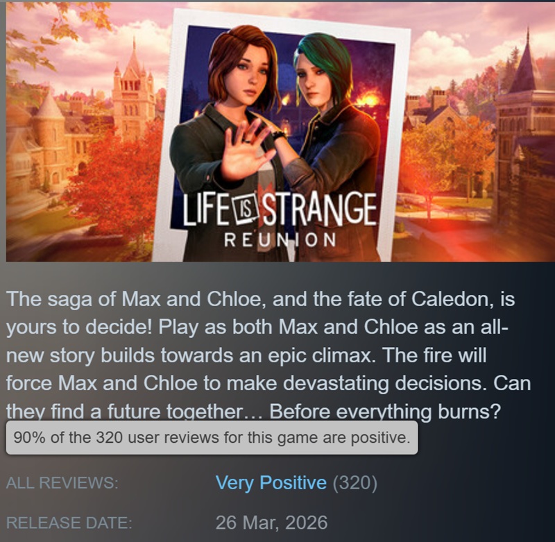 Imagen de Life is Strange: Reunion