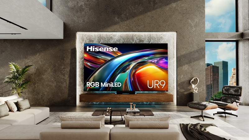 TV Hisense UR9 - Tecnología RGB MiniLED